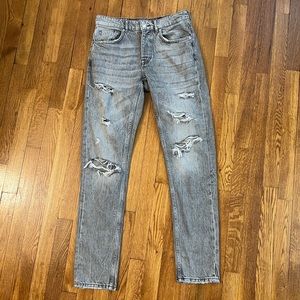 Zara Ripped Skinny Jeans